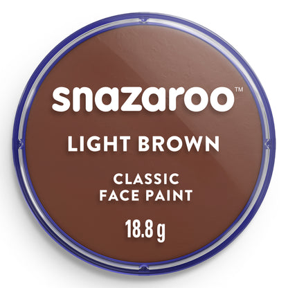 Snazaroo face and body paint - Light Brown 18 ml