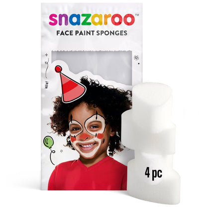 Snazaroo face painting sponges - teardrop 4 pcs