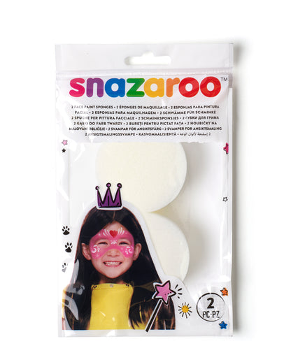Snazaroo face painting sponges - round 2 pcs.