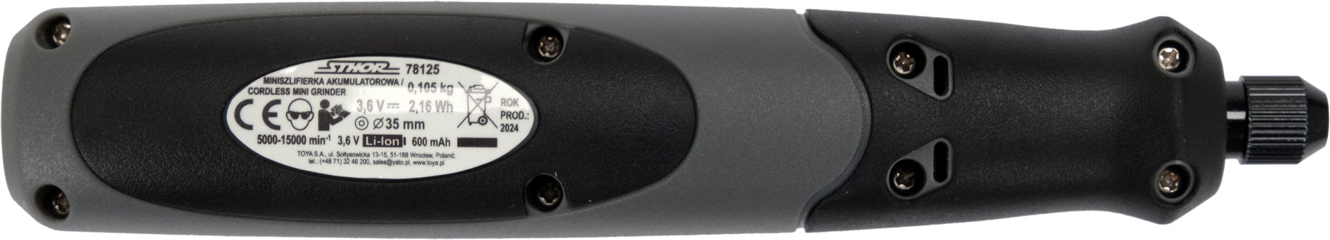 Sthor Mini Grinder - 3.6V, 10 accessories, 0.6 Ah battery
