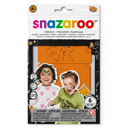 Snazaroo Face Painting Stencils - Halloween 6 pcs.