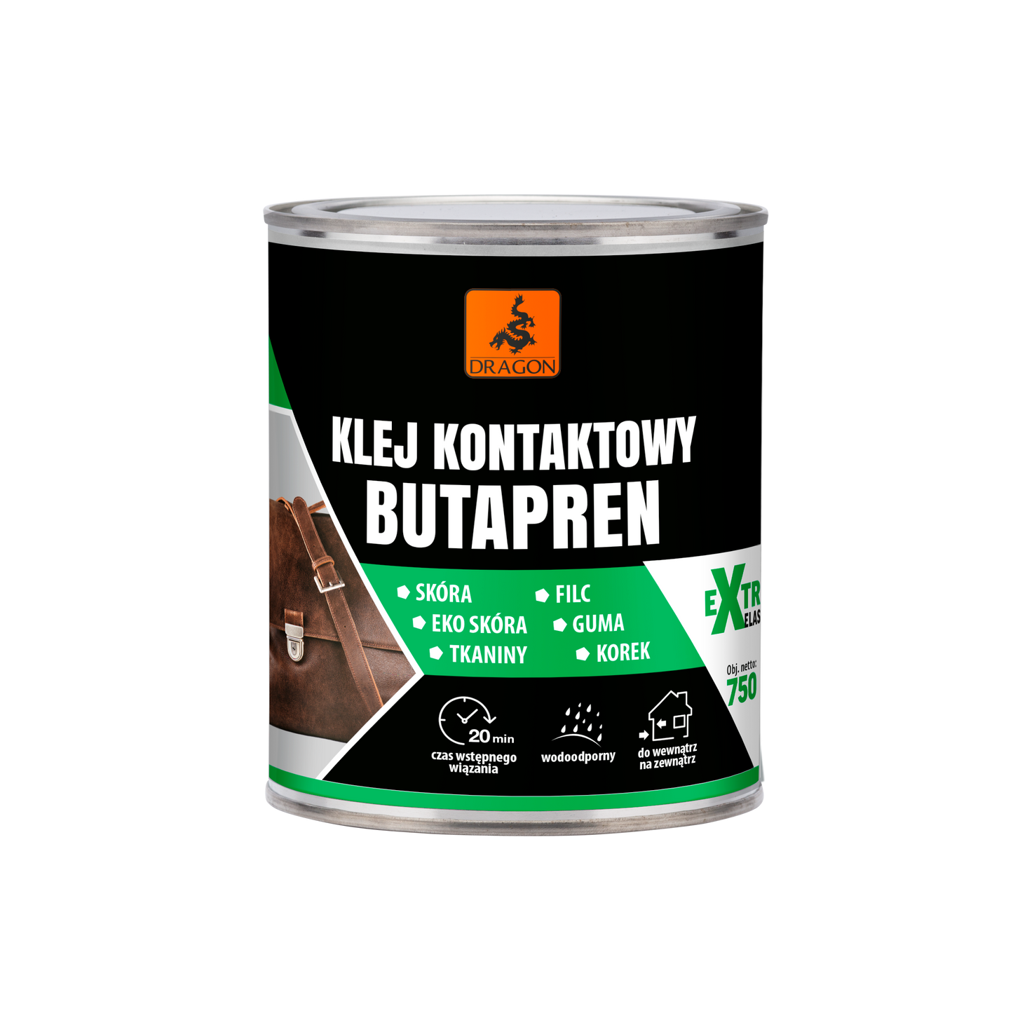 Dragon Butapren contact adhesive - 750 ml tin