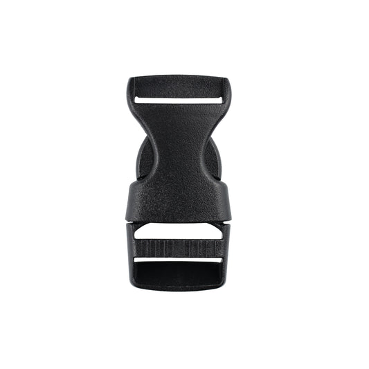 Klamra plastikowa - 20x51 mm czarna 1 szt.