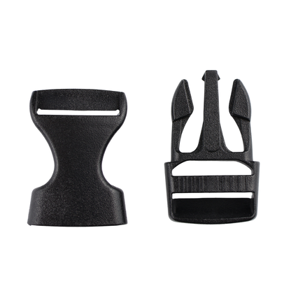 Plastic buckle - 20x51 mm black 1 pc.