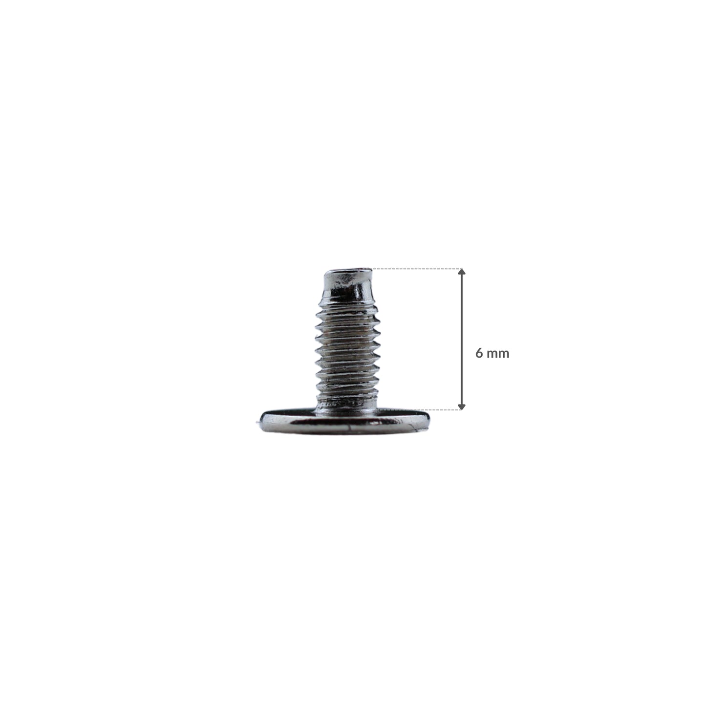 Metal cone studs - 7/10 mm nickel 1 pc.