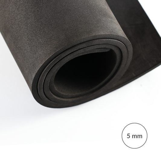 Pianka EVA 65 kg/m3, 5 mm czarna - 50x50 cm