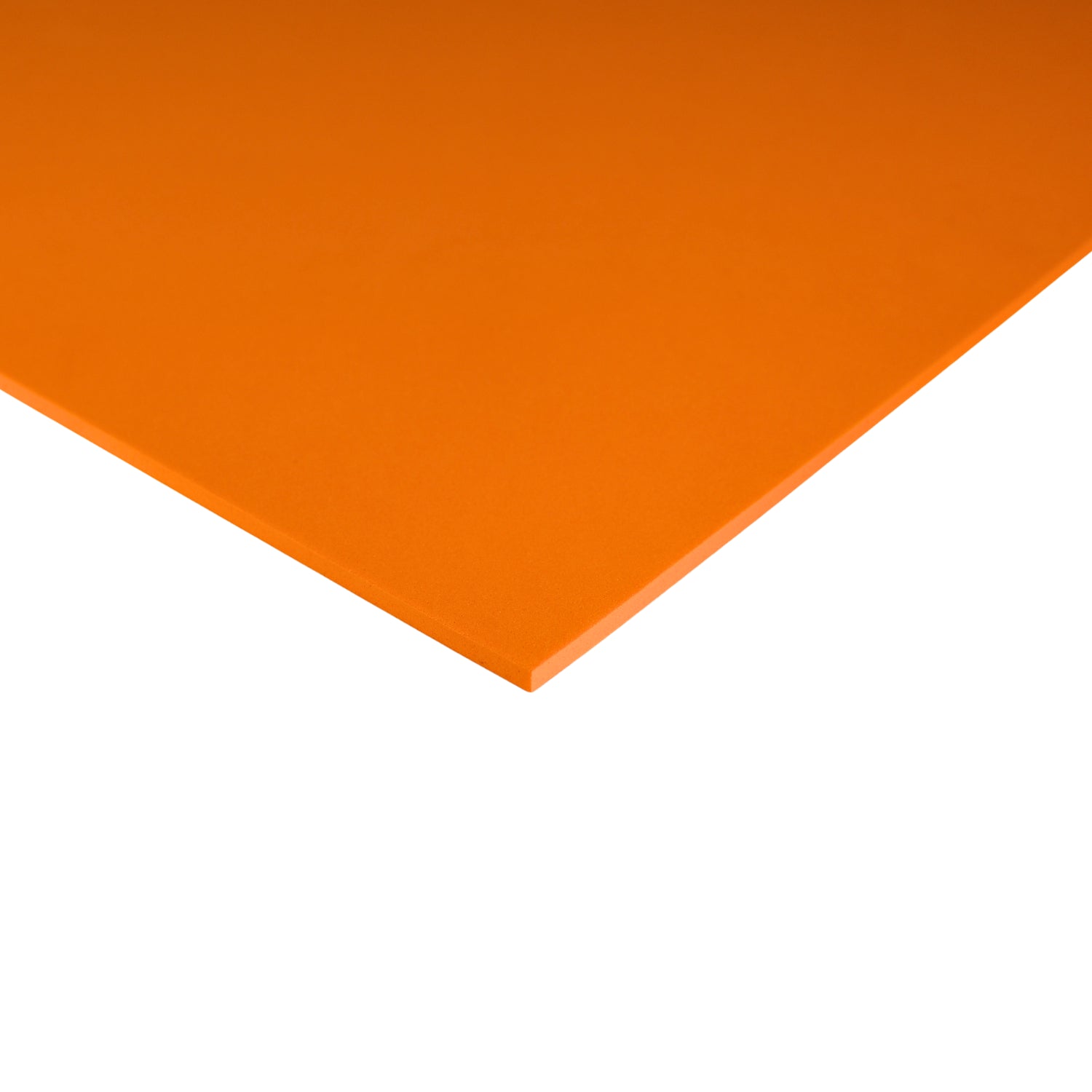 EVA foam 65 kg/m3, 2 mm orange - 100x50 cm