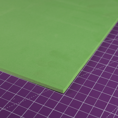 EVA foam 65 kg/m3, 5 mm green - 100x50 cm