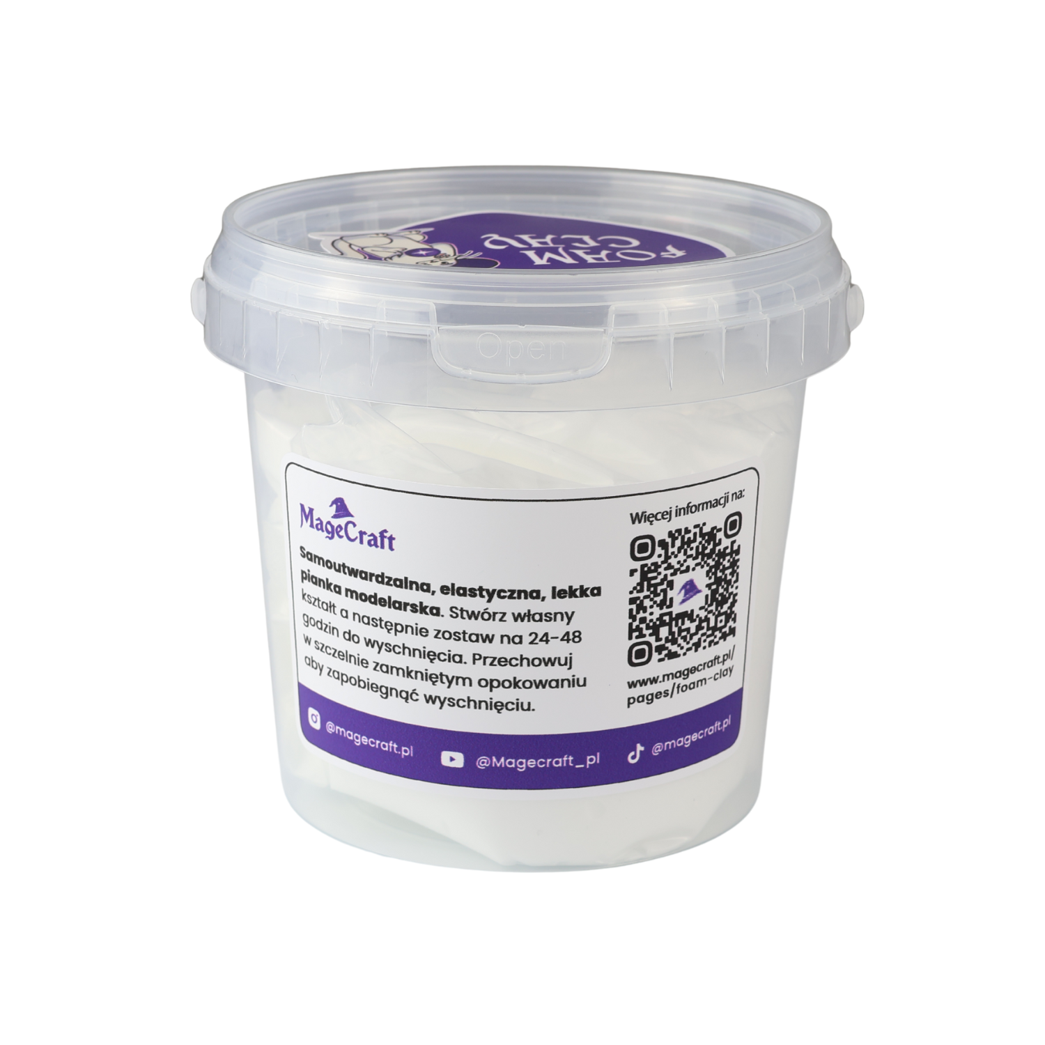 Foam Clay MageCraft - 150 g White