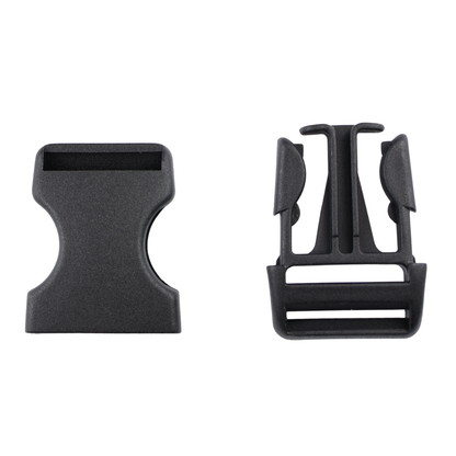 Plastic buckle - 20x46 mm black 1 pc.