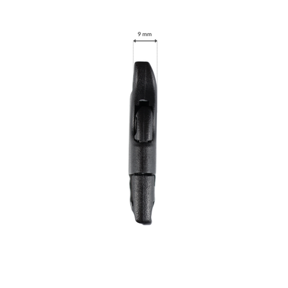 Plastic buckle - 20x51 mm black 1 pc.