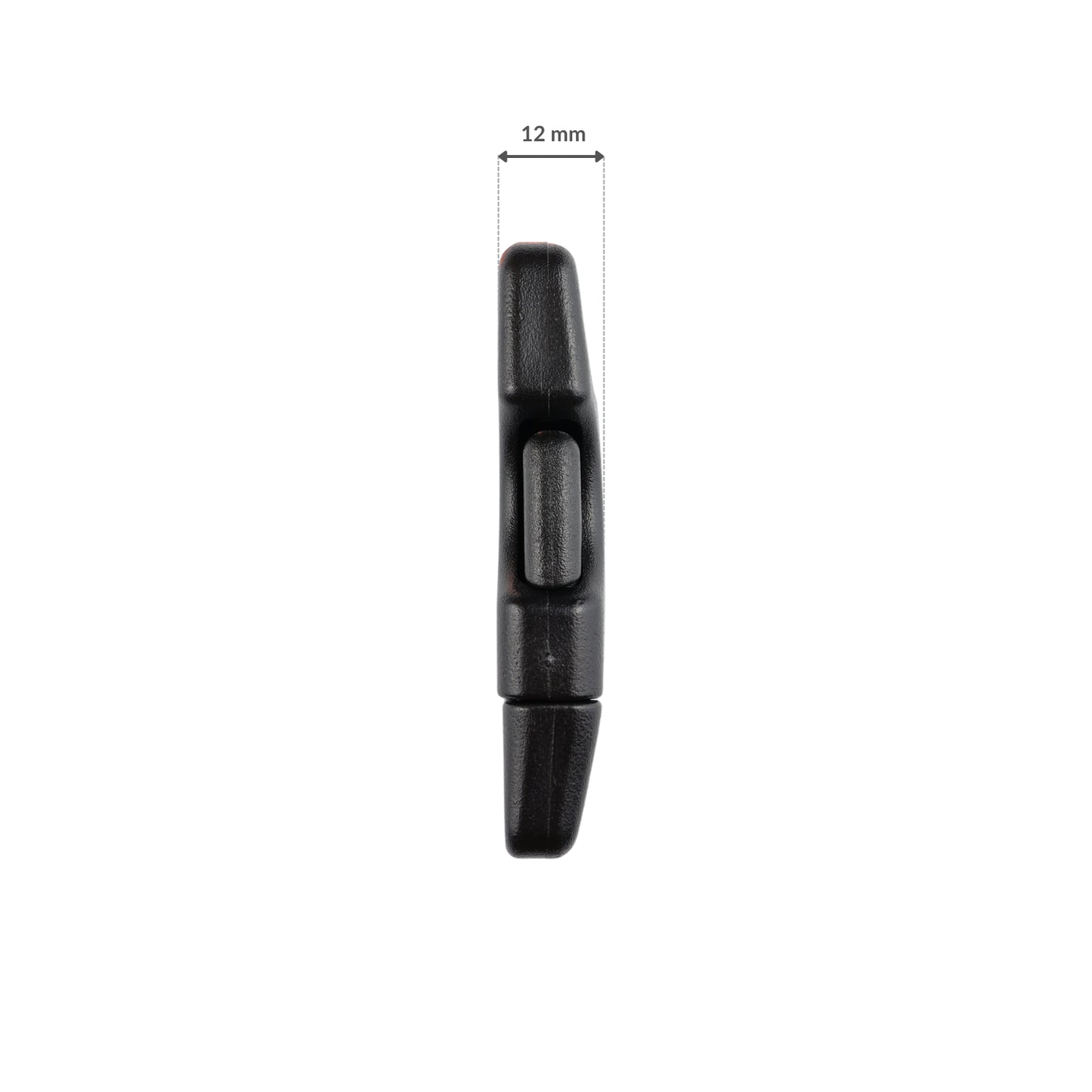 Plastic buckle - 25 mm black 1 pc.