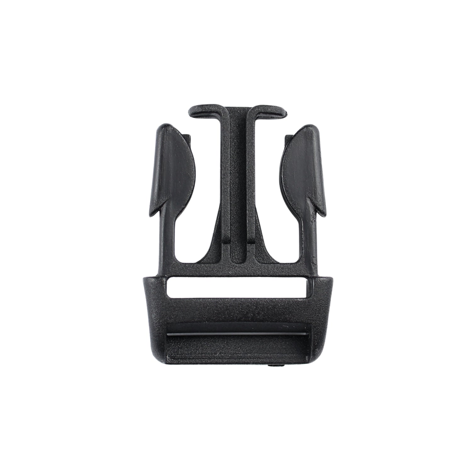 Plastic side release buckle - 25x60 mm black 1 pc.