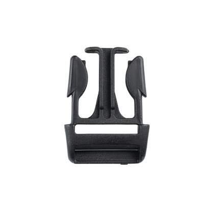 Plastic side release buckle - 25x60 mm black 1 pc.