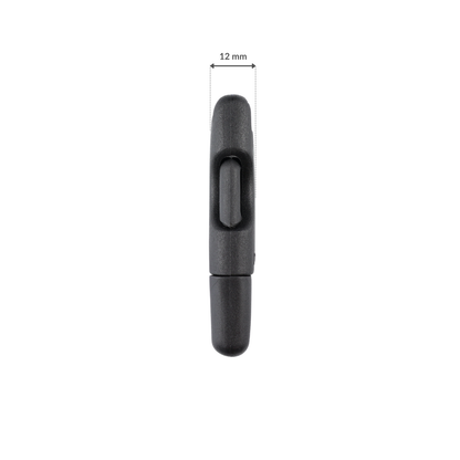 Plastic buckle - 30x67 mm black 1 pc.