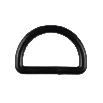 Plastic D-ring - 20/12 mm black 1 pc.