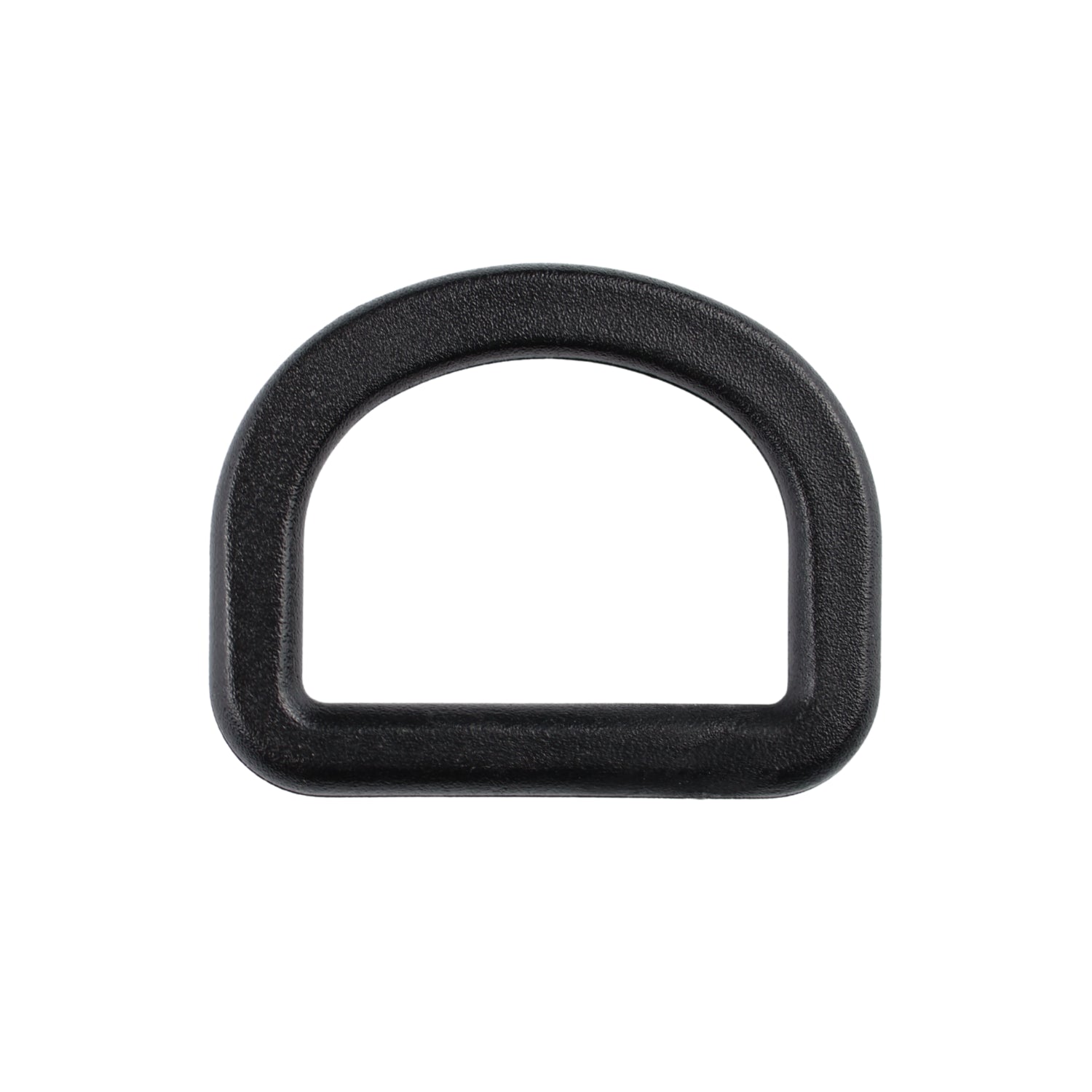 Plastic D-ring - 25/18 mm black 1 pc.