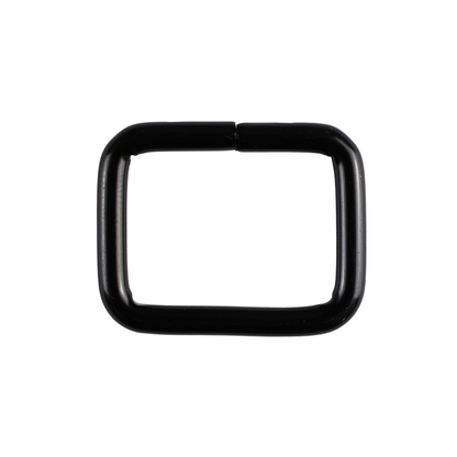 Metal frame - 20/15/3 mm matte black 1 pc.