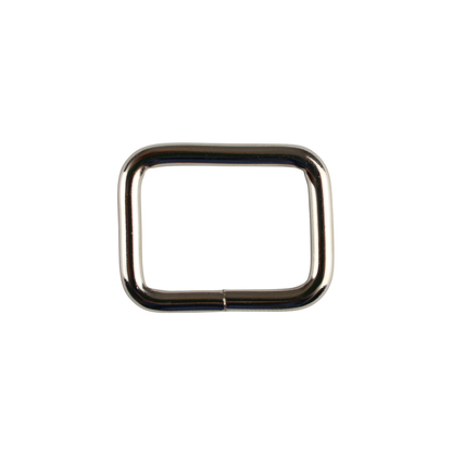 Metal frame - 20/15/3 mm nickel 1 pc.