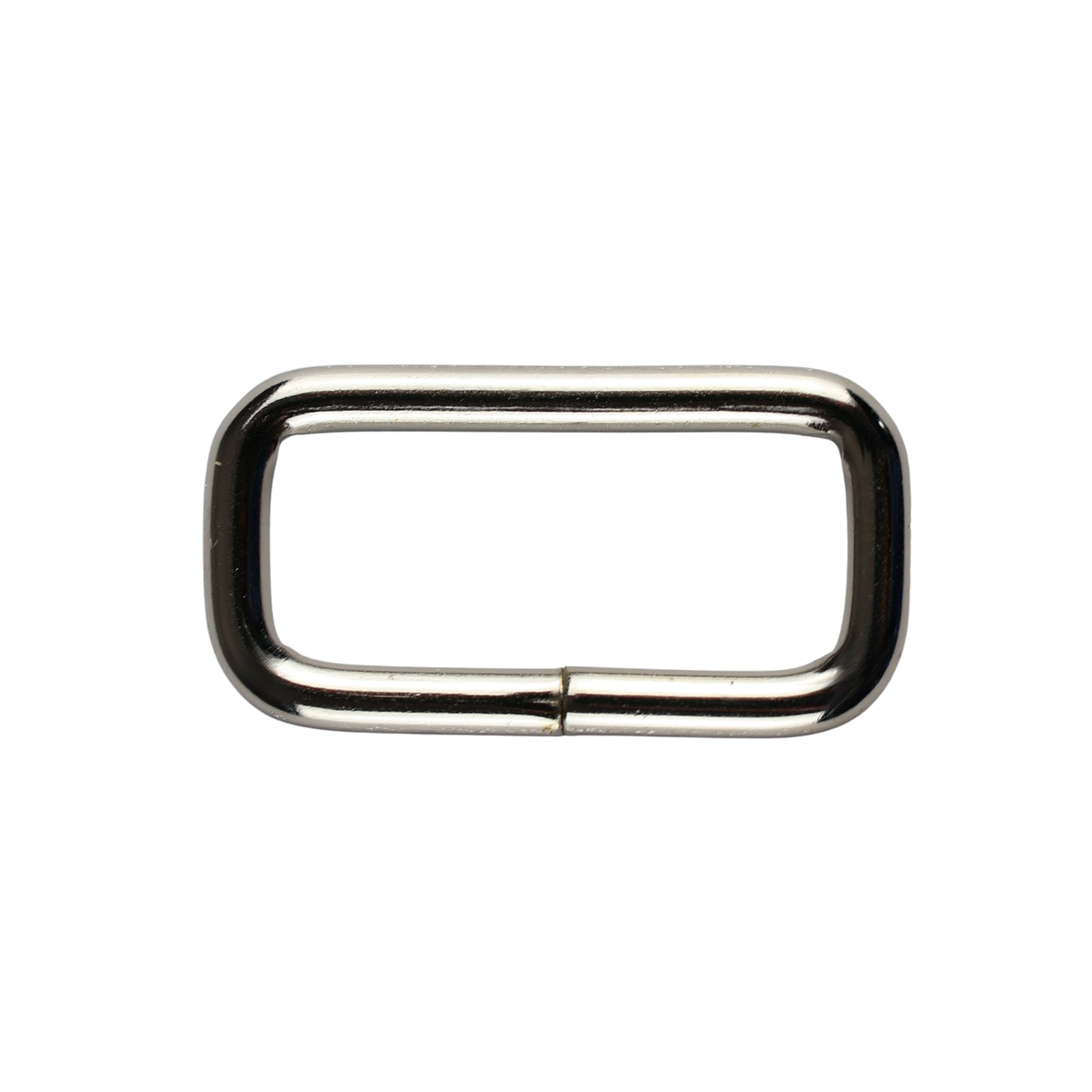 Metal D-ring - 20/8/2.5 mm nickel 1 pc.