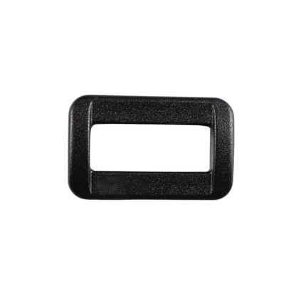 Plastic slider buckle - 20/8 mm black, 1 pc.
