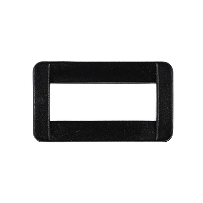 Plastic buckle - 25/9 mm black 1 pc.
