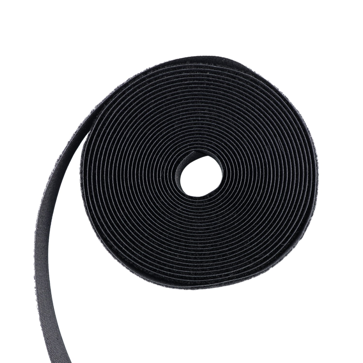 Hook and loop tape - loop 100 mm/1 m black