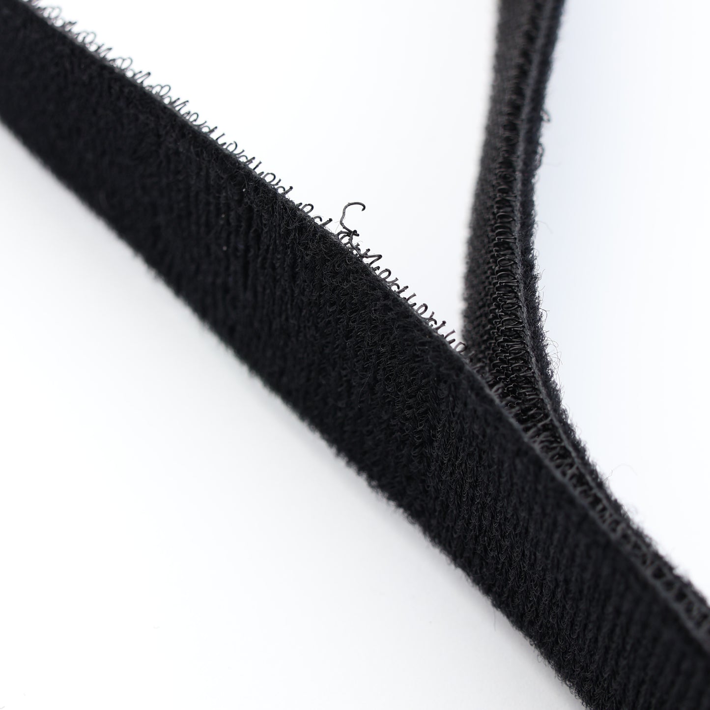 Hook and loop tape - double-sided 25 mm/1 m nylon black
