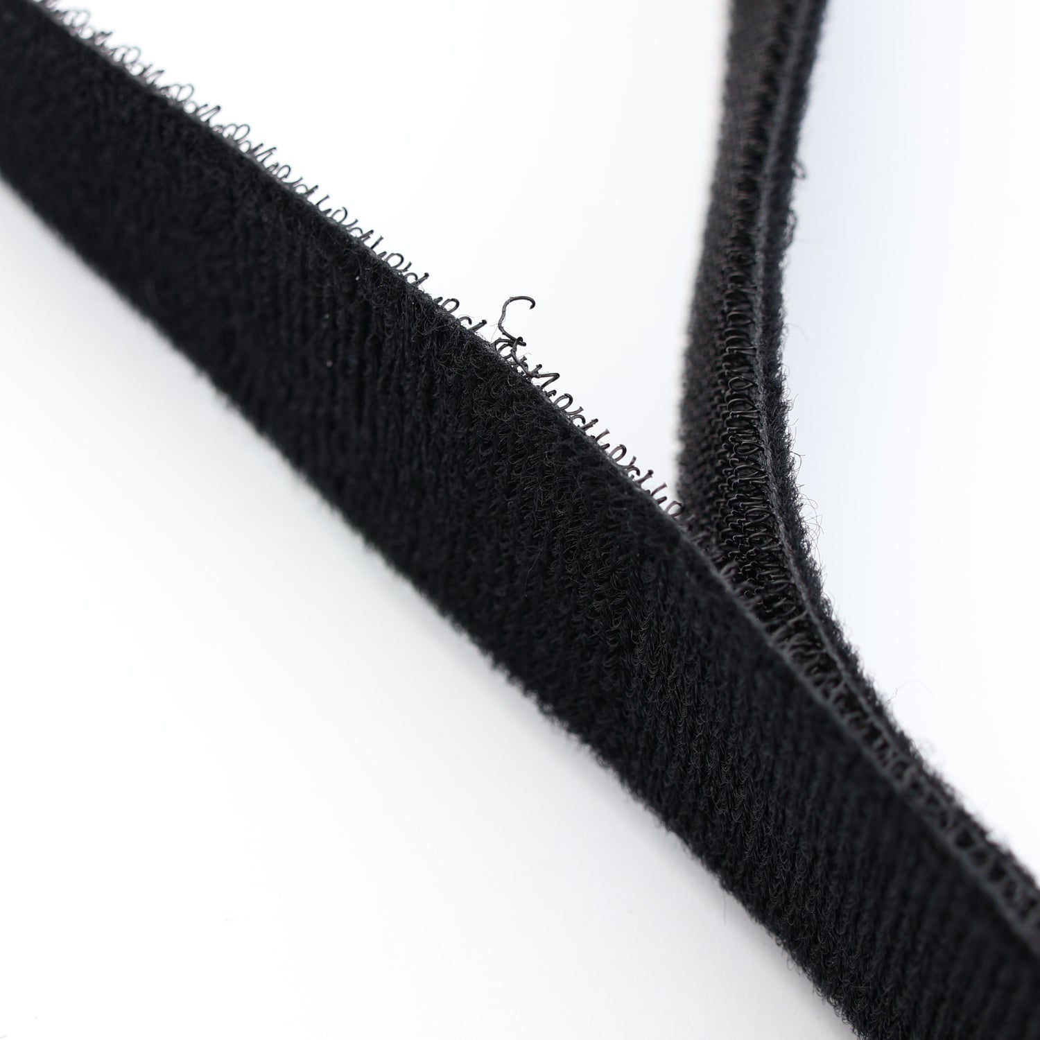 Hook and loop tape - double-sided 30 mm/1 m nylon black