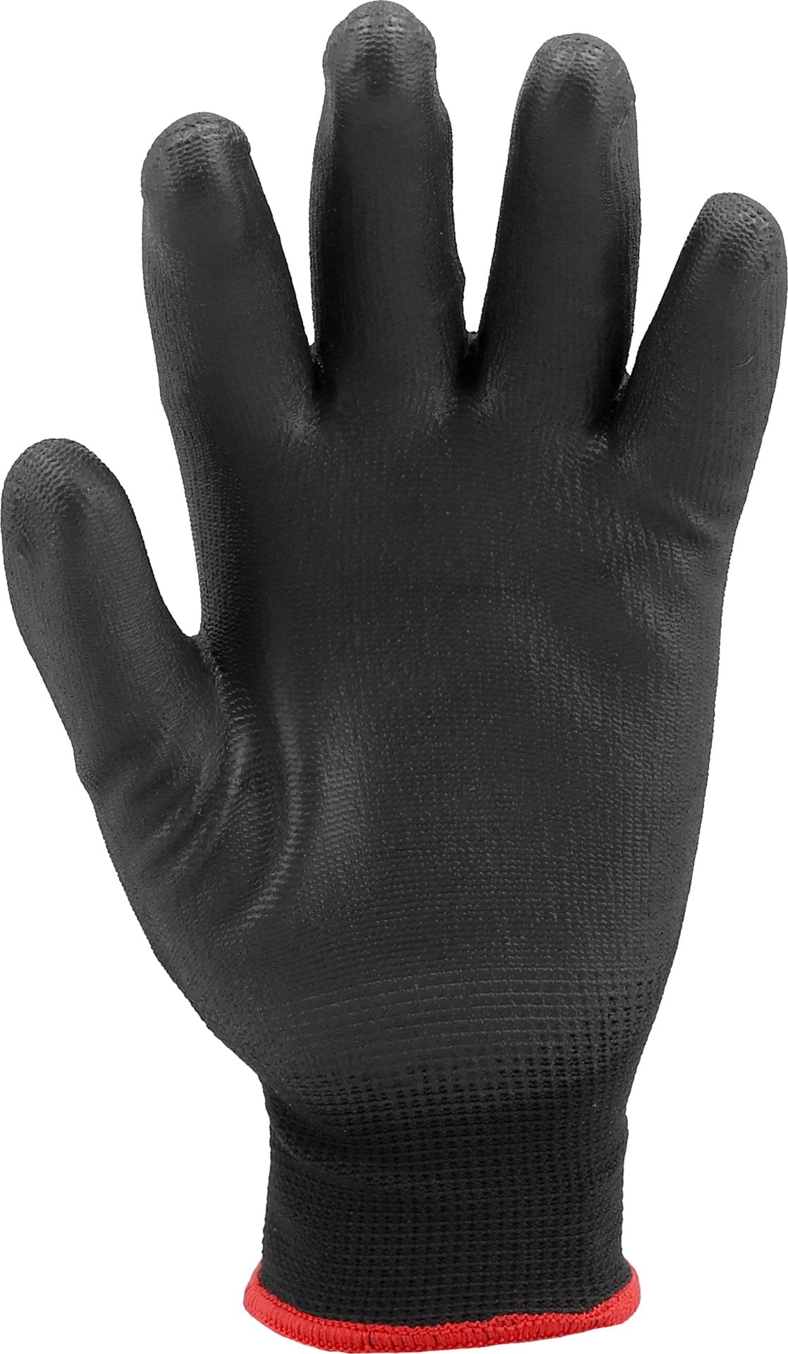 Yato Nylon/PU work gloves - black, size 8