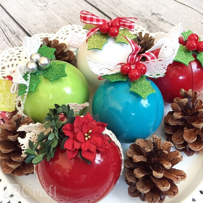 DpCraft Acrylic Ornaments - 10 cm, 5 pcs