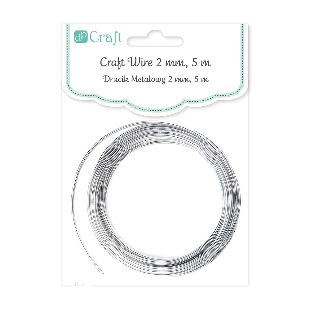 DpCraft metal wire - 2 mm/5 m silver
