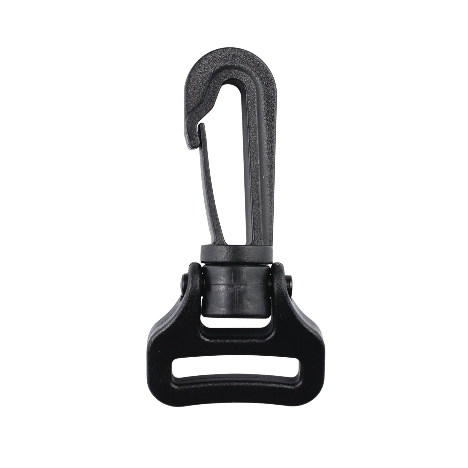Plastic swivel snap hook - 25 mm black 1 pc.