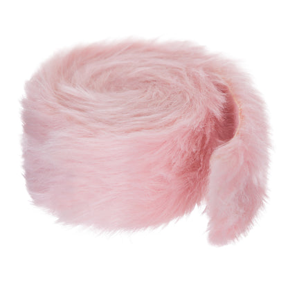 DpCraft faux fur ribbon - 6 cm/2 m pink