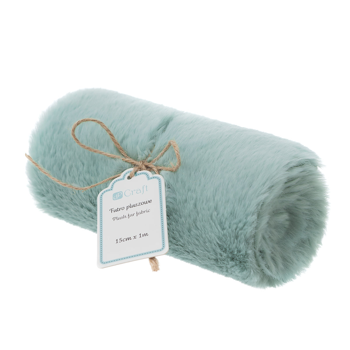 DpCraft plush faux fur - 15 cm/1 m mint