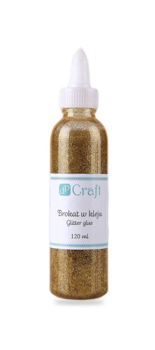 DpCraft Glitter Glue - 120 ml gold
