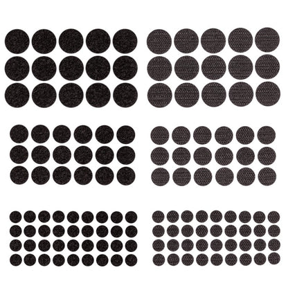 DpCraft Self-Adhesive Hook and Loop Dots - Black, 69 pcs
