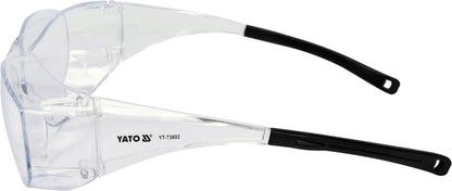 Yato protective safety glasses - clear fit-over